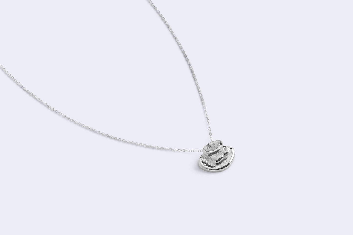Me Time Collection: Coffee Latte Art Cup Necklace