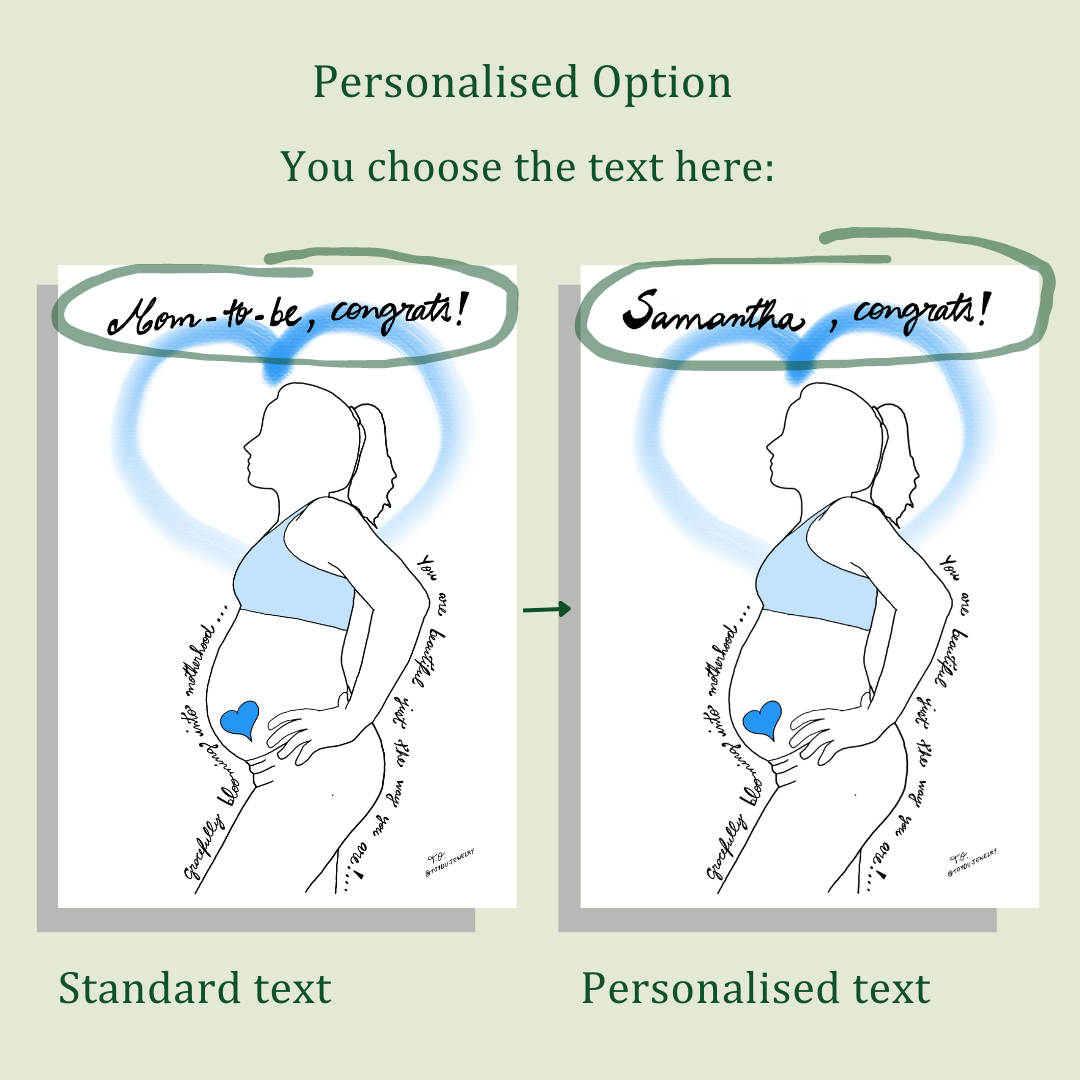 Greeting Cards: Baby Shower Folded Card