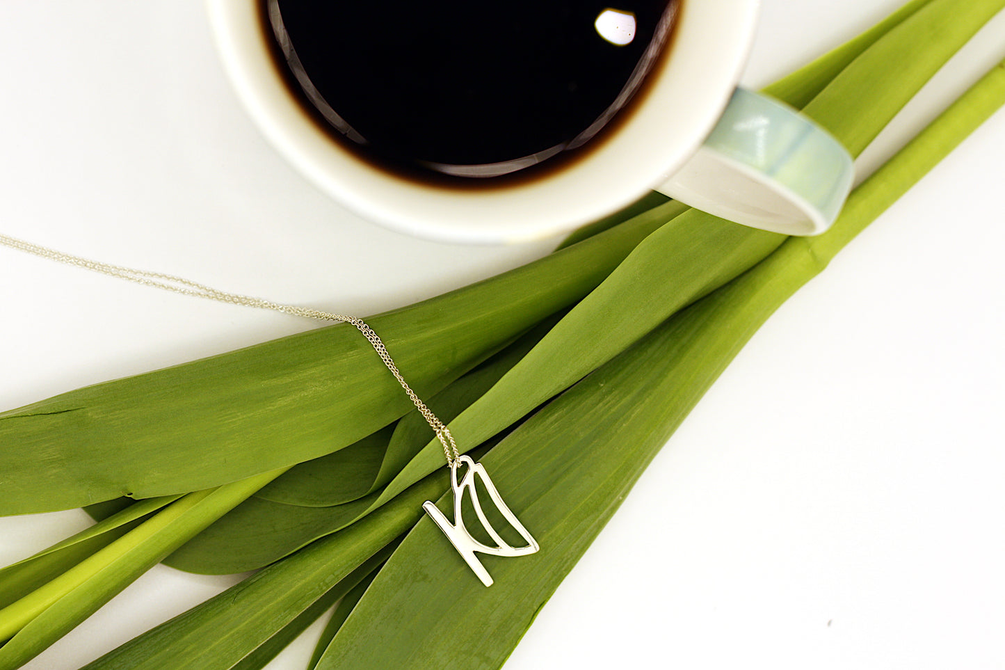 Me Time Collection: Coffee Tea Cup Pendant Necklace