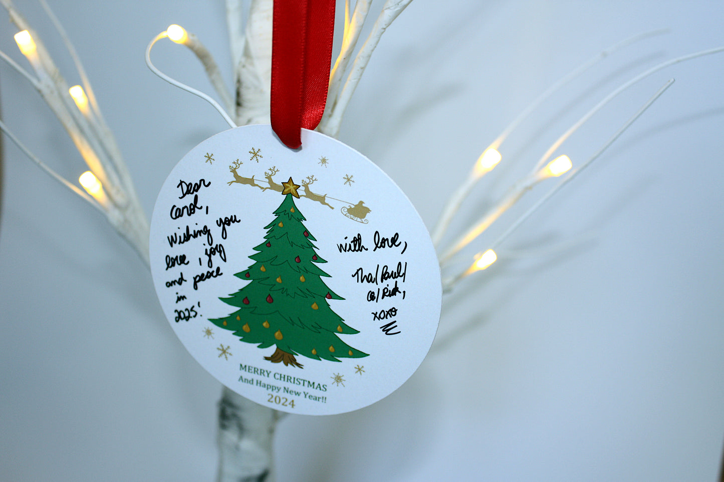 Greeting Cards: Christmas Greeting Card Ornament