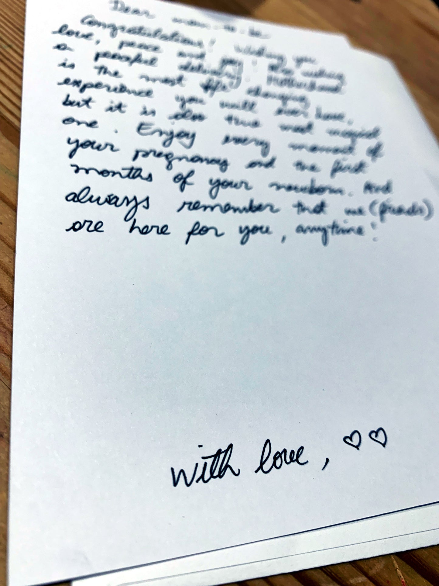 Greeting Cards: Baby Shower Single Sided Flat Card