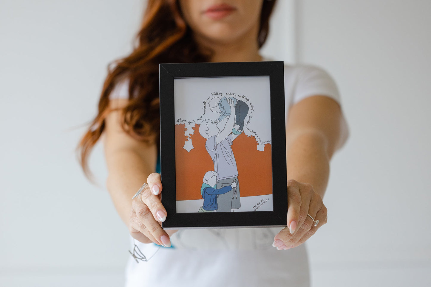 Mother Line-Art Portraits: Personalised Gifts for Mothers