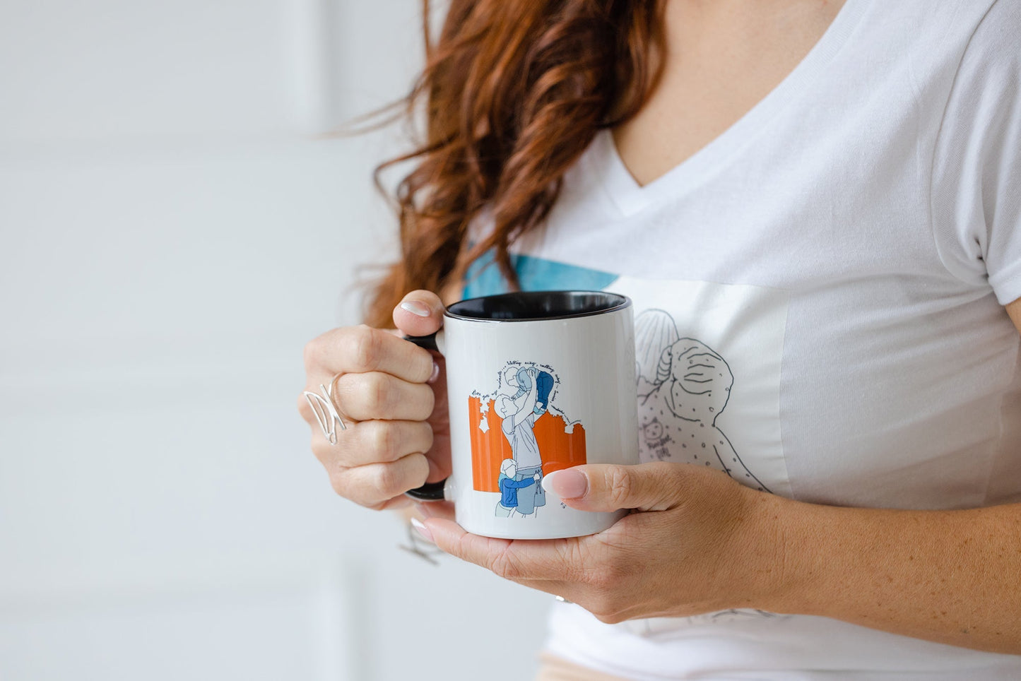 Mom-To-Be Line-Art Portraits: Expecting Mother Personalised Gifts