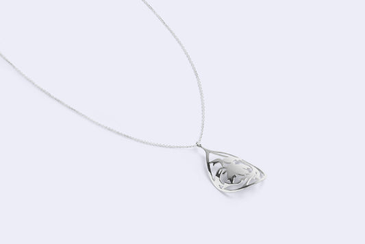 Nature Collection: Maple Leaf Drop Pendant Necklace