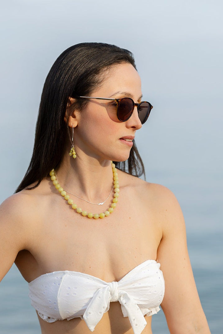 Summer Collection: Green Lemon Jade Necklace