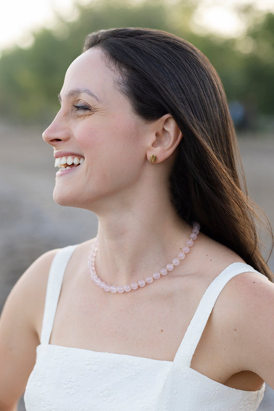Summer Collection: Rose Quartz Necklace