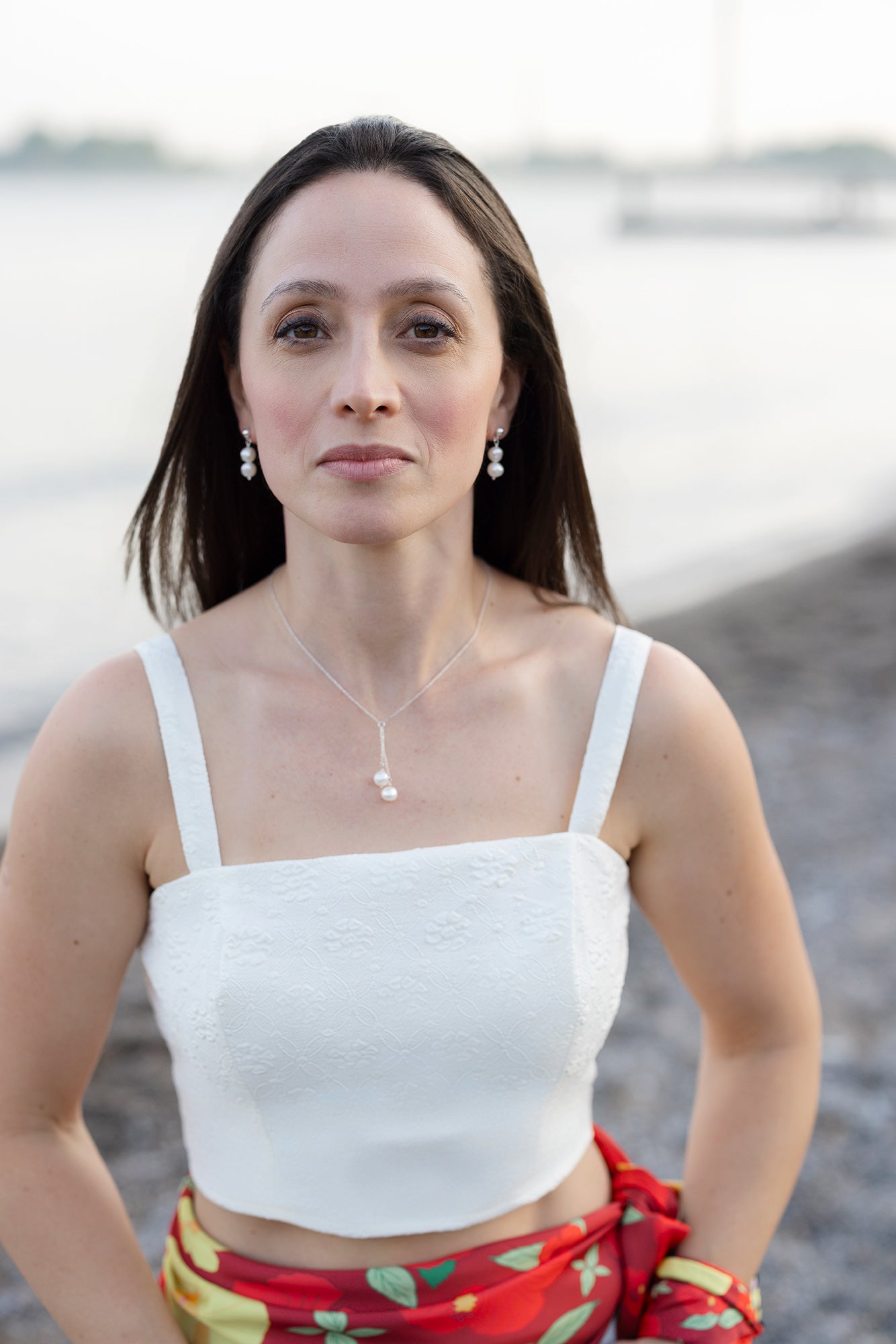 Summer Collection: Double Pearl Earrings