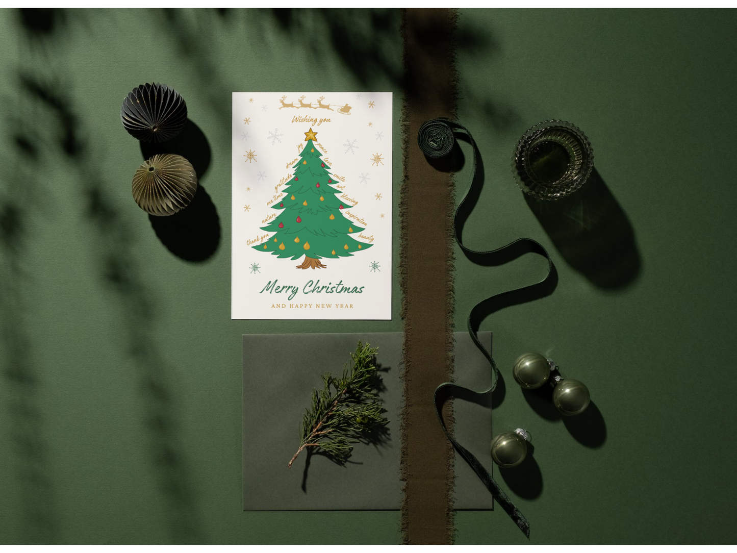 Greeting Cards: Christmas Folded Card