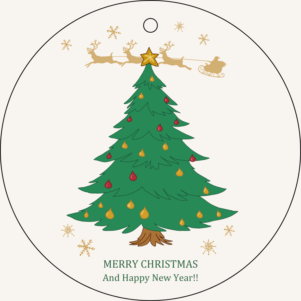 Greeting Cards: Christmas Greeting Card Ornament