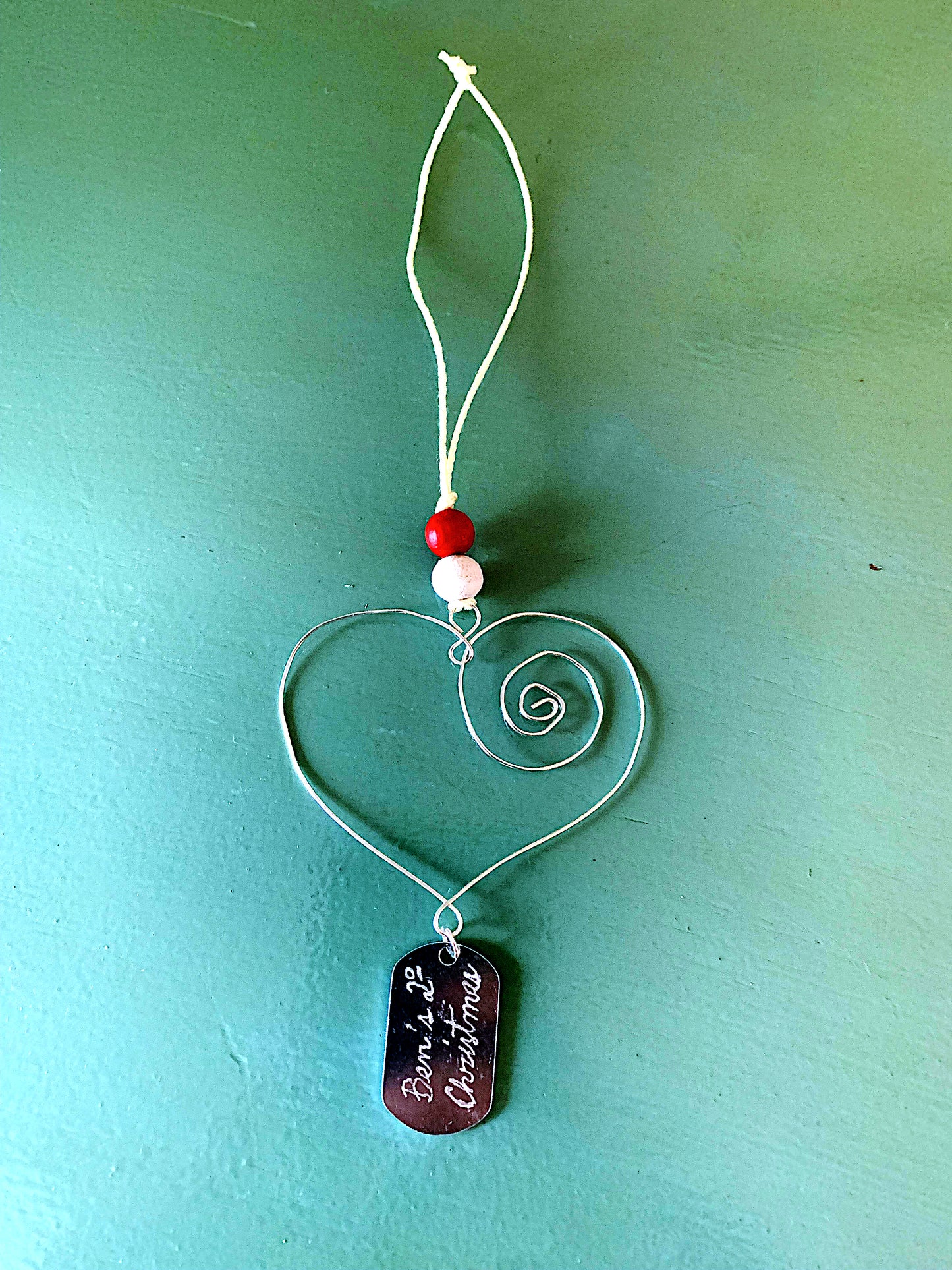 Christmas Ornaments: Heart Wire Ornament (Thank You Collection)