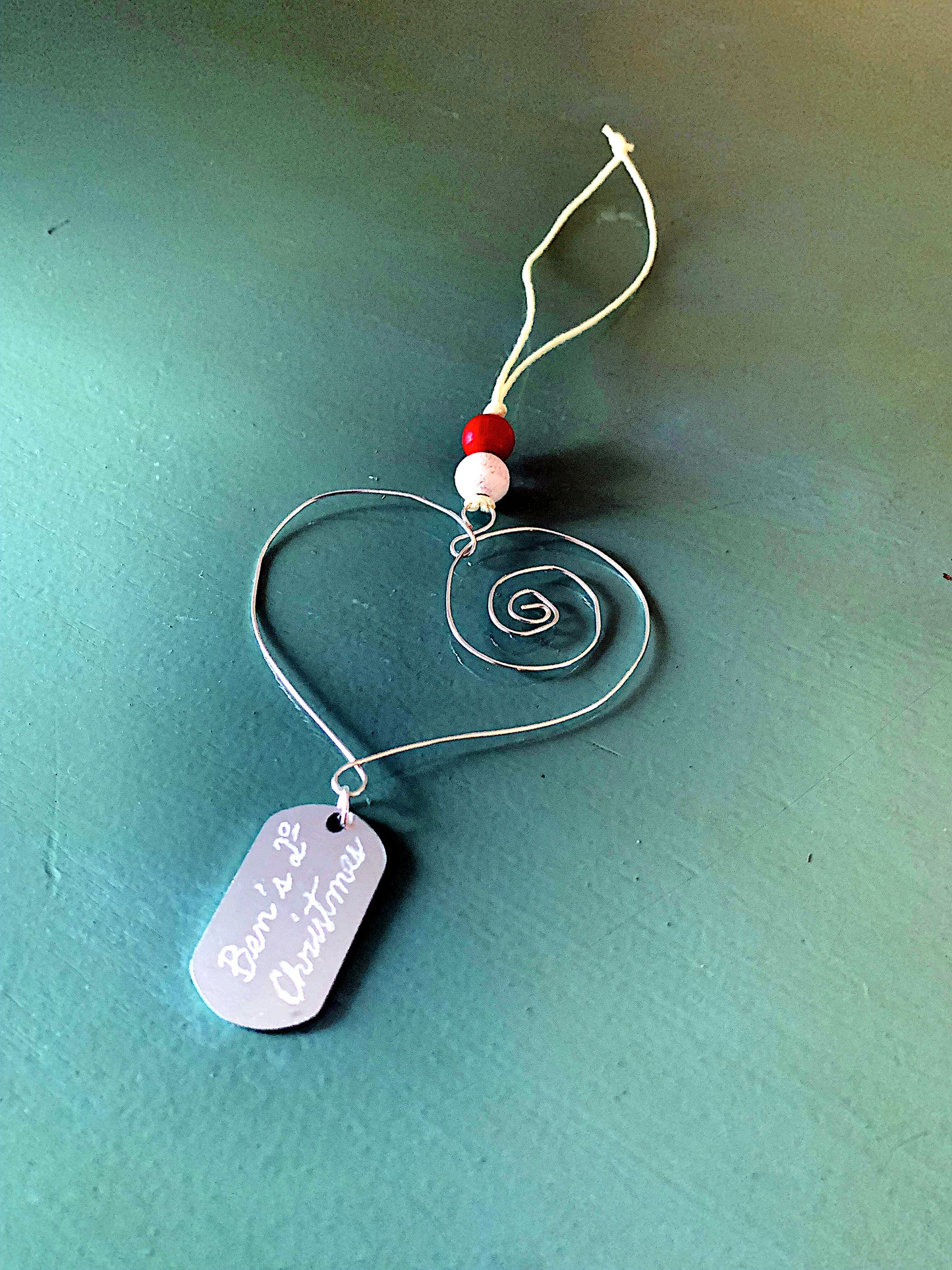 Christmas Ornaments: Heart Wire Ornament (Thank You Collection)