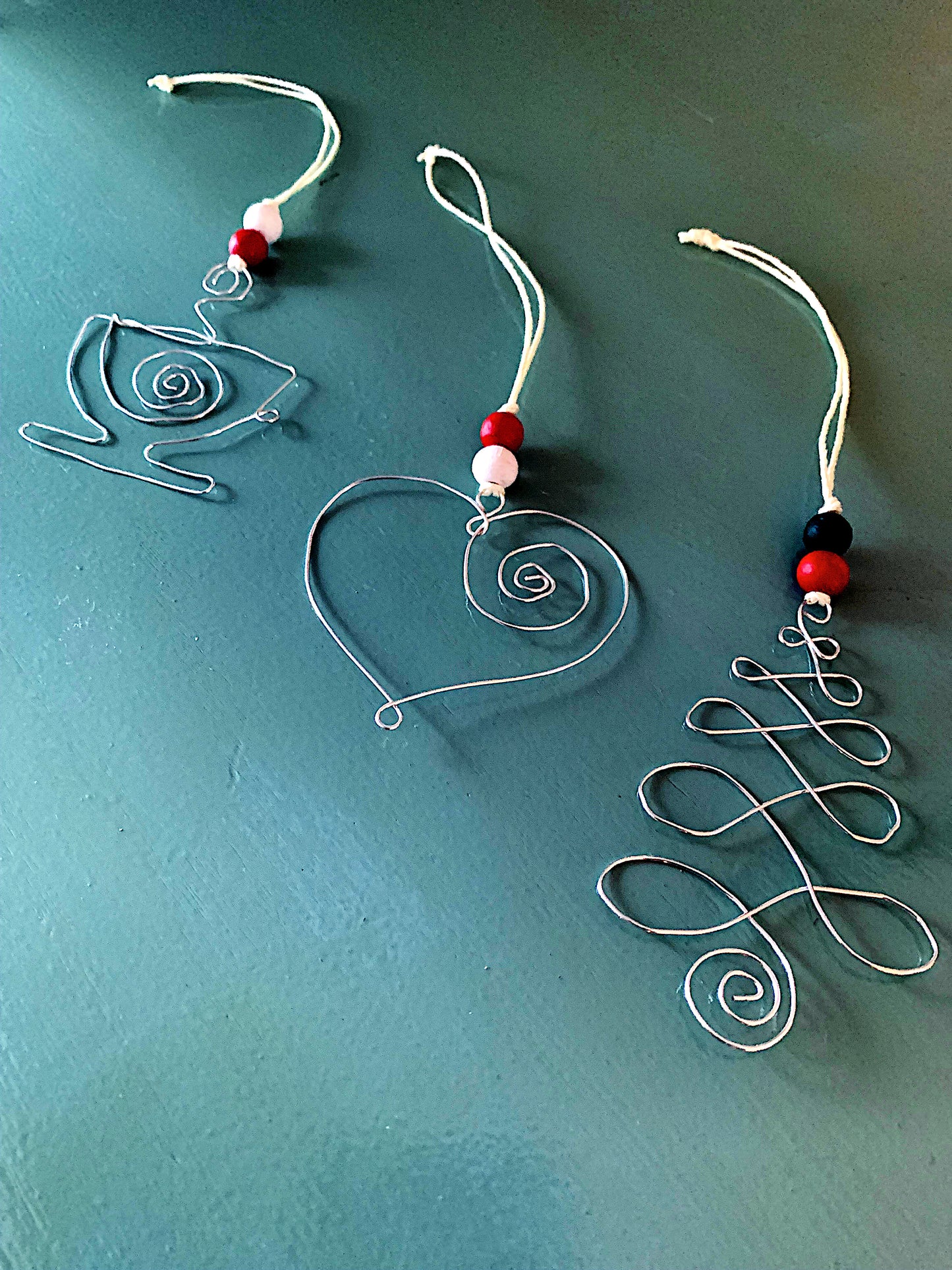 Christmas Ornaments: Heart Wire Ornament (Thank You Collection)