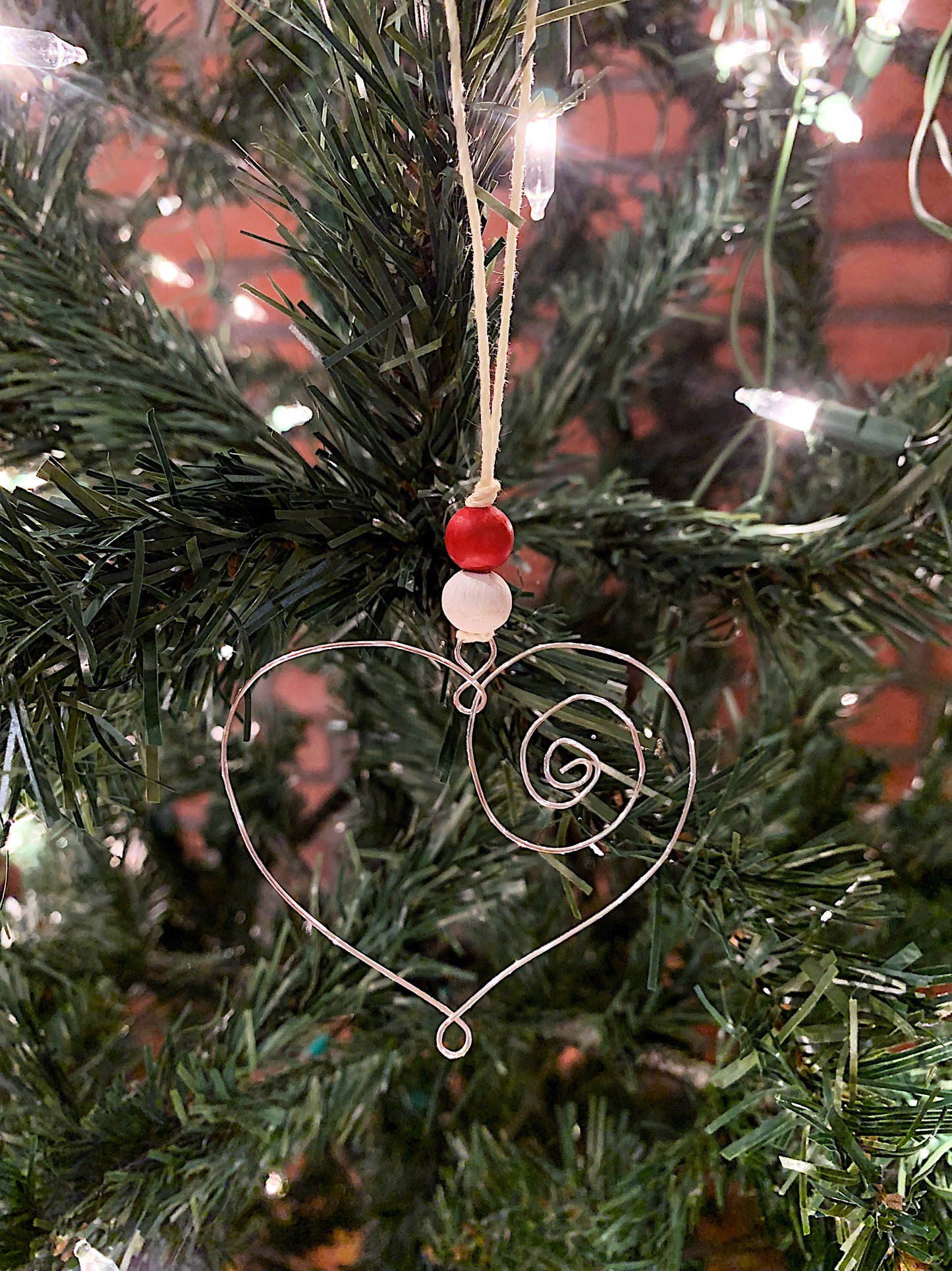 Christmas Ornaments: Heart Wire Ornament (Thank You Collection)