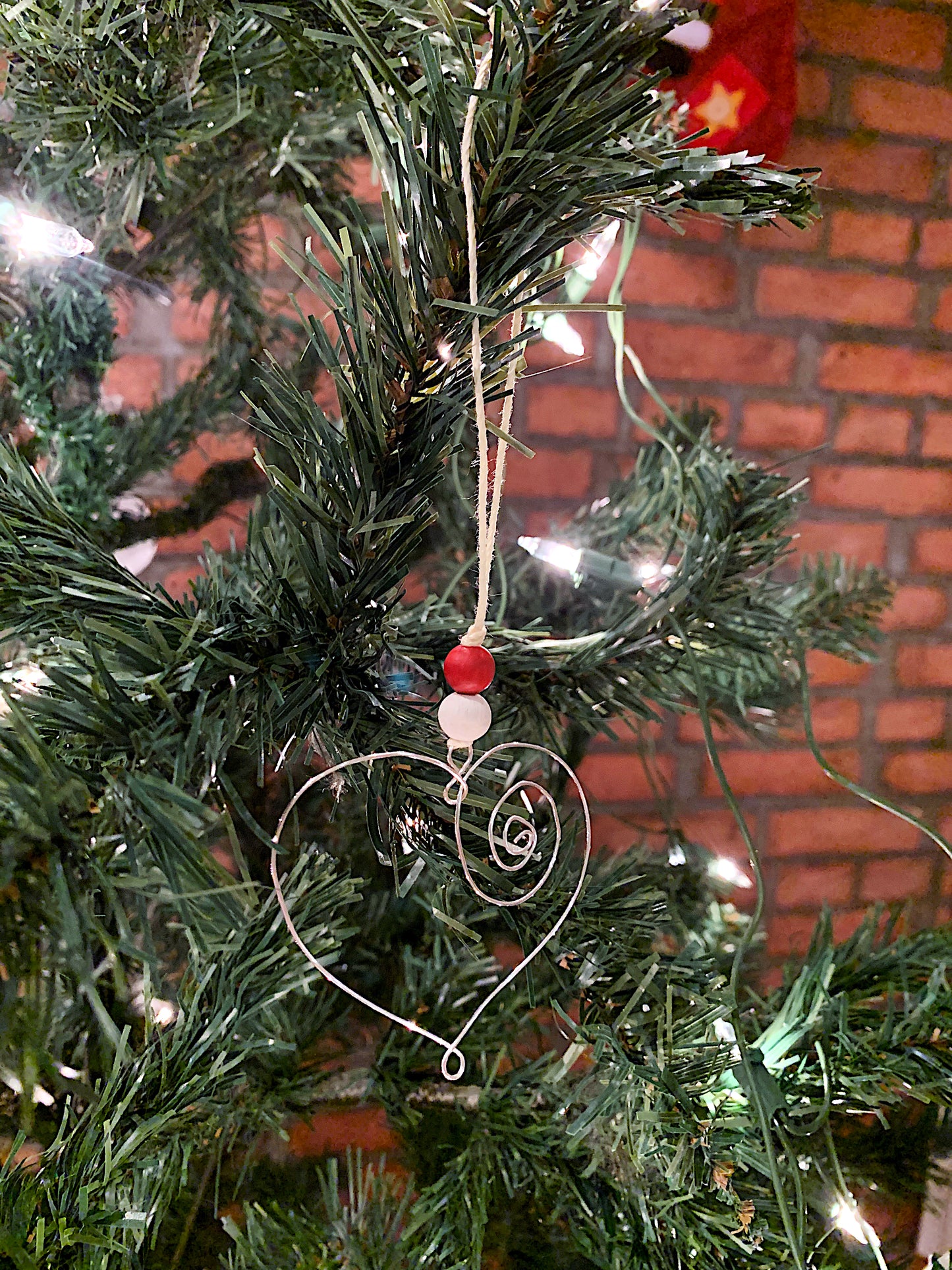 Christmas Ornaments: Heart Wire Ornament (Thank You Collection)