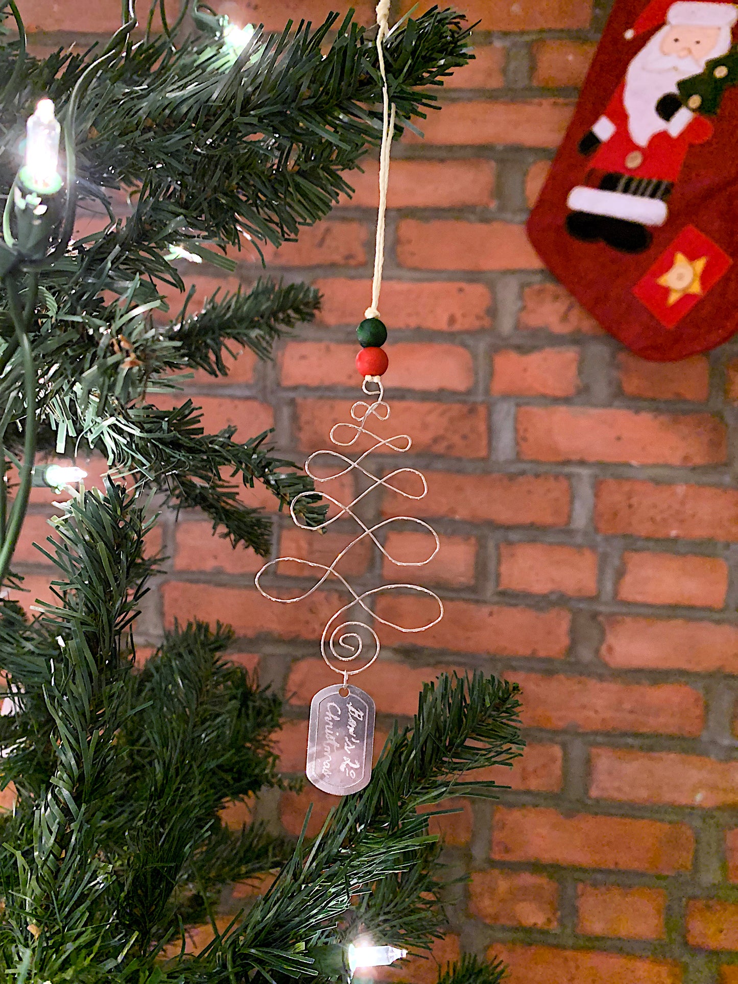 Christmas Ornaments: Tree Wire Ornament (Nature Collection)