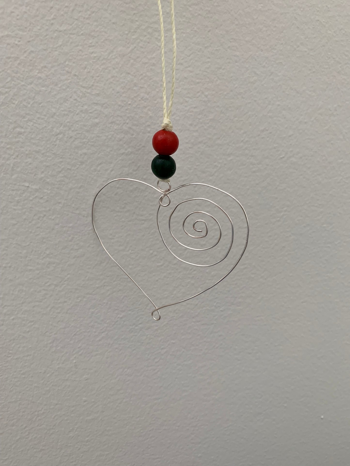 Christmas Ornaments: Heart Wire Ornament (Thank You Collection)