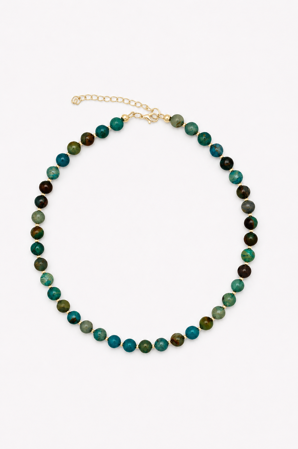 Summer Collection: Ocean Blue Agate Necklace