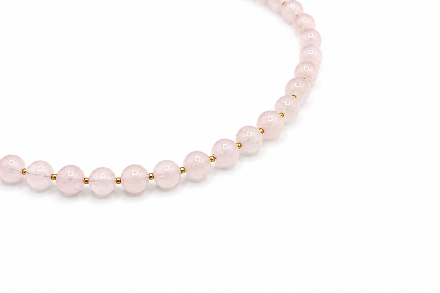 Summer Collection: Rose Quartz Necklace