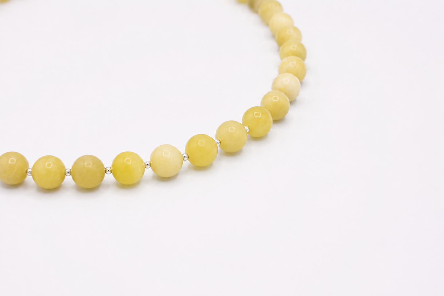 Summer Collection: Green Lemon Jade Necklace