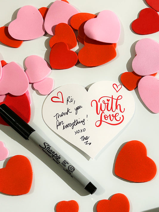 Magnet Greeting Cards: With Love