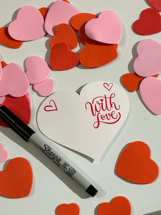 Magnet Greeting Cards: With Love