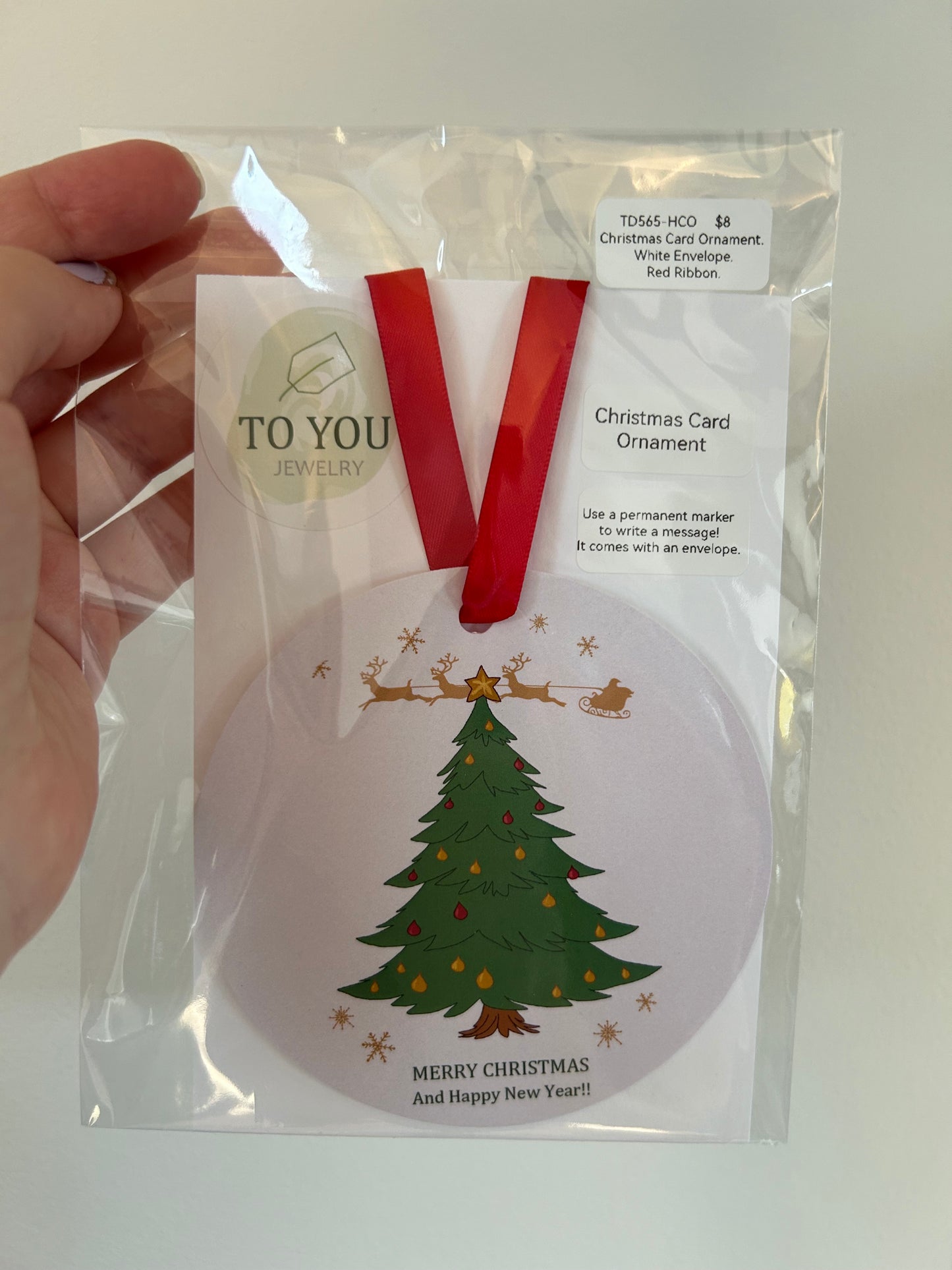 Greeting Cards: Christmas Greeting Card Ornament