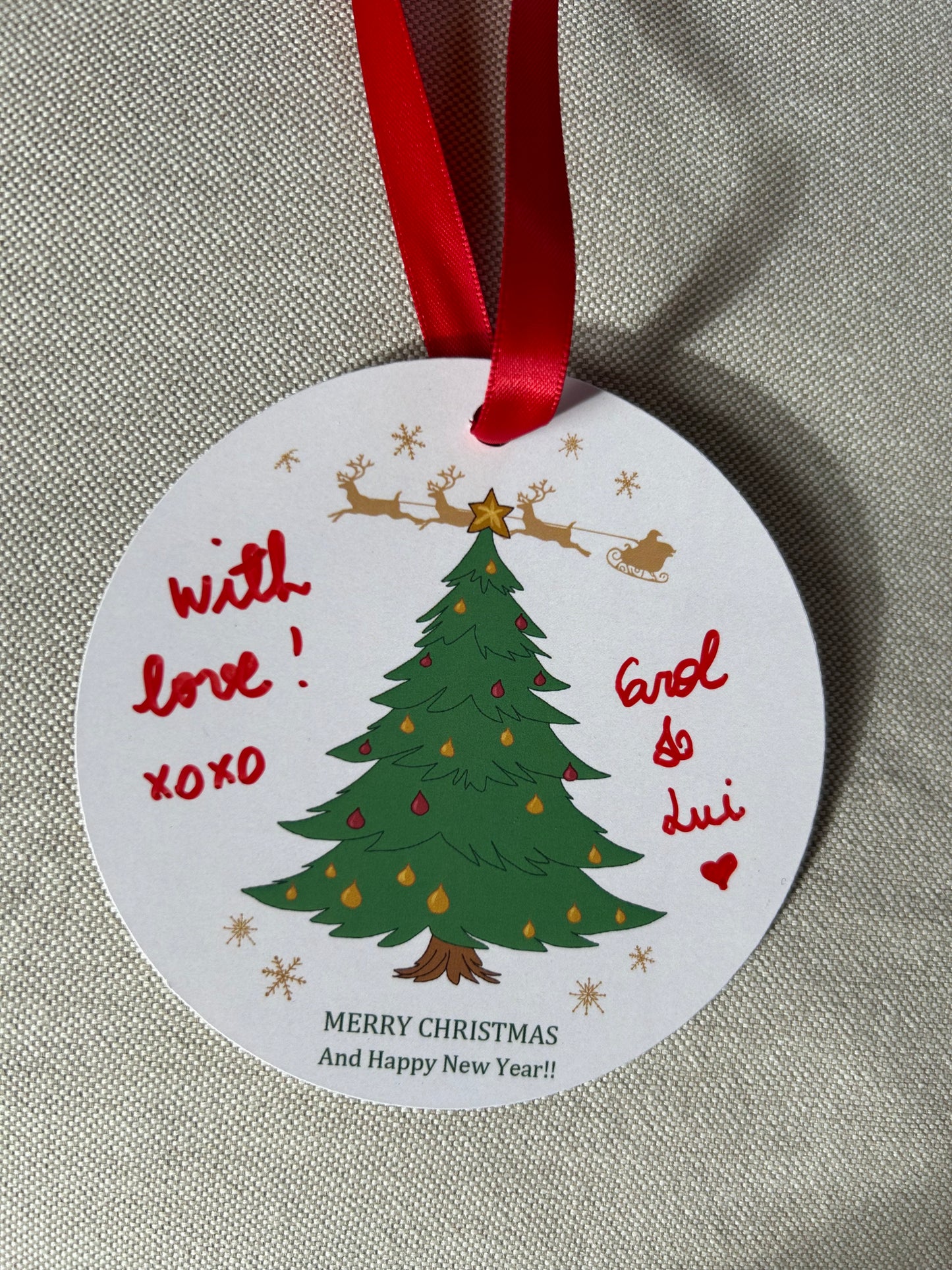 Greeting Cards: Christmas Greeting Card Ornament