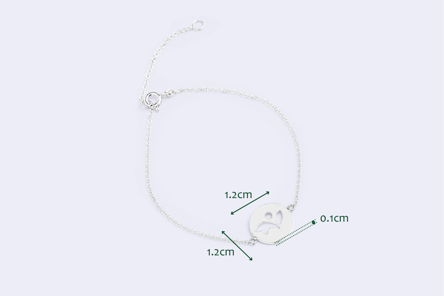 Nature Collection: Single Circle Leaf Anklet